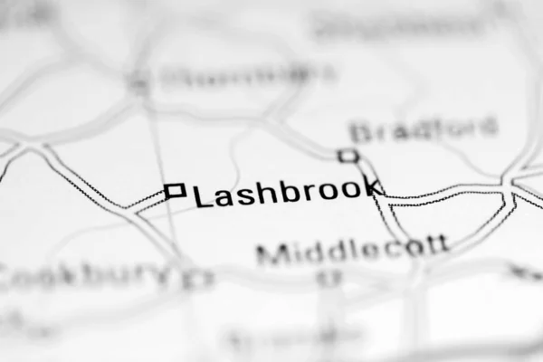 Lashbrook. United Kingdom on a geography map