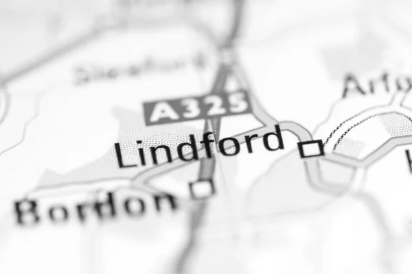 Lindford Reino Unido Sobre Mapa Geografia — Fotografia de Stock