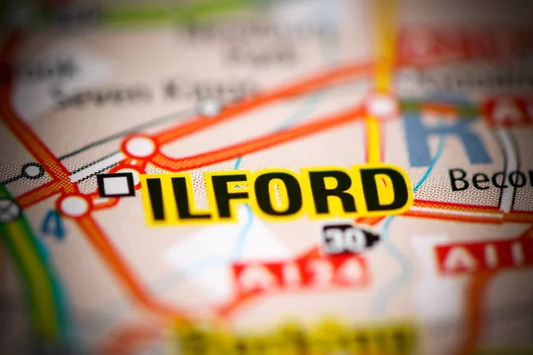 Ilford United Kingdom Geography Map — Stock Photo, Image