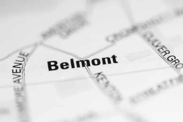 Belmont Karta Över Storbritannien — Stockfoto