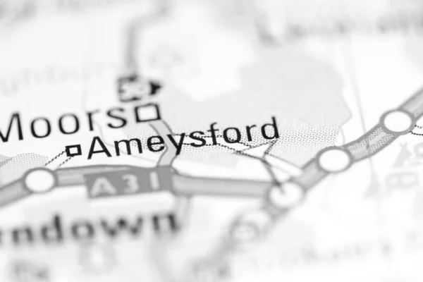 Ameysford Reino Unido Sobre Mapa Geografia — Fotografia de Stock