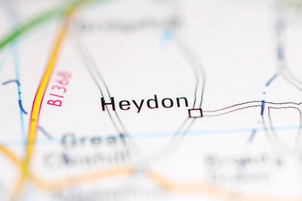 Хейдон Велика Британія Географічній Карті — стокове фото