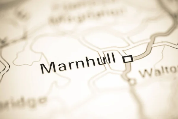 Marnhull Regno Unito Una Carta Geografica — Foto Stock