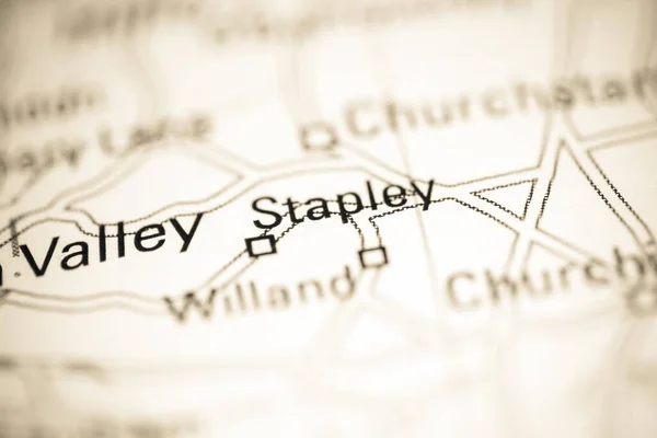 Stapley United Kingdom Geography Map — Stock Photo, Image