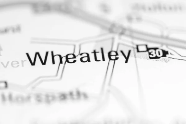 Det Wheatley Förenade Kungariket Geografisk Karta — Stockfoto