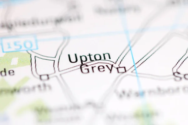 Upton Grey Vagyok Egyesült Királyság Földrajzi Térképen — Stock Fotó