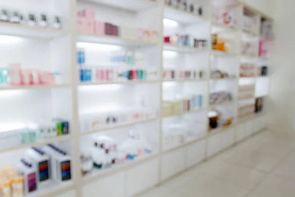 Gabinete de medicina borrosa y tienda de medicamentos y farmacia drugstor — Foto de Stock