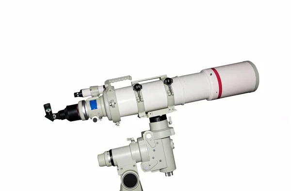 クリッピング パスと白い背景で隔離の望遠鏡 — ストック写真