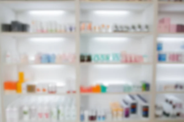 blurry medicine cabinet and store medicine and pharmacy drugstor