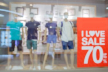 süpermarket/alışveriş arka plan ve alışveriş ve satış promo için bulanıklık