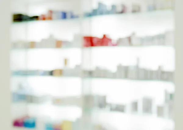 blurry medicine cabinet and store medicine and pharmacy drugstor