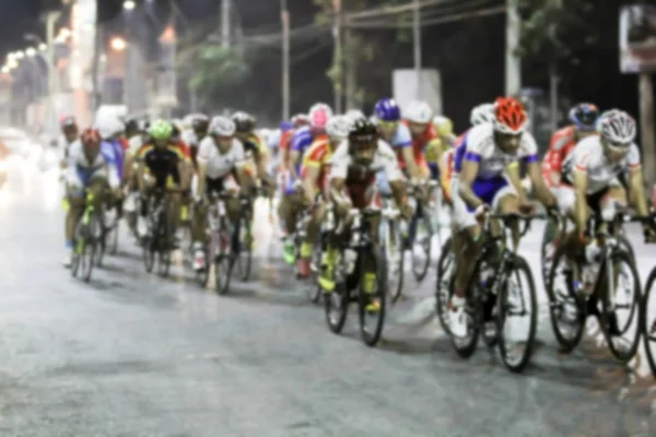 Championnat asiatique de cyclisme flou pendant la course pour le fond — Photo