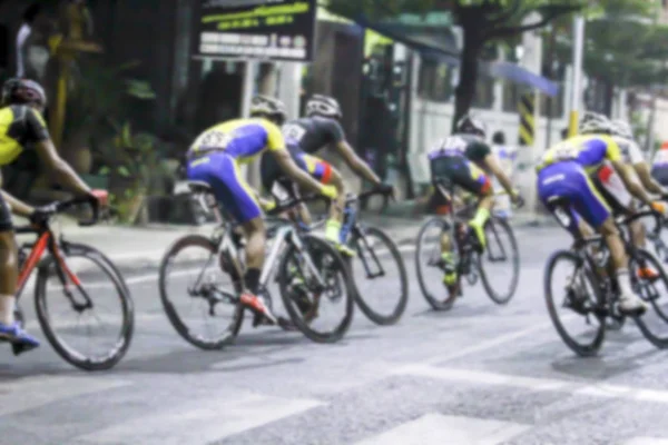 Verschwommene asiatische Radsport-Meisterschaft während des Rennens für Hintergrund — Stockfoto