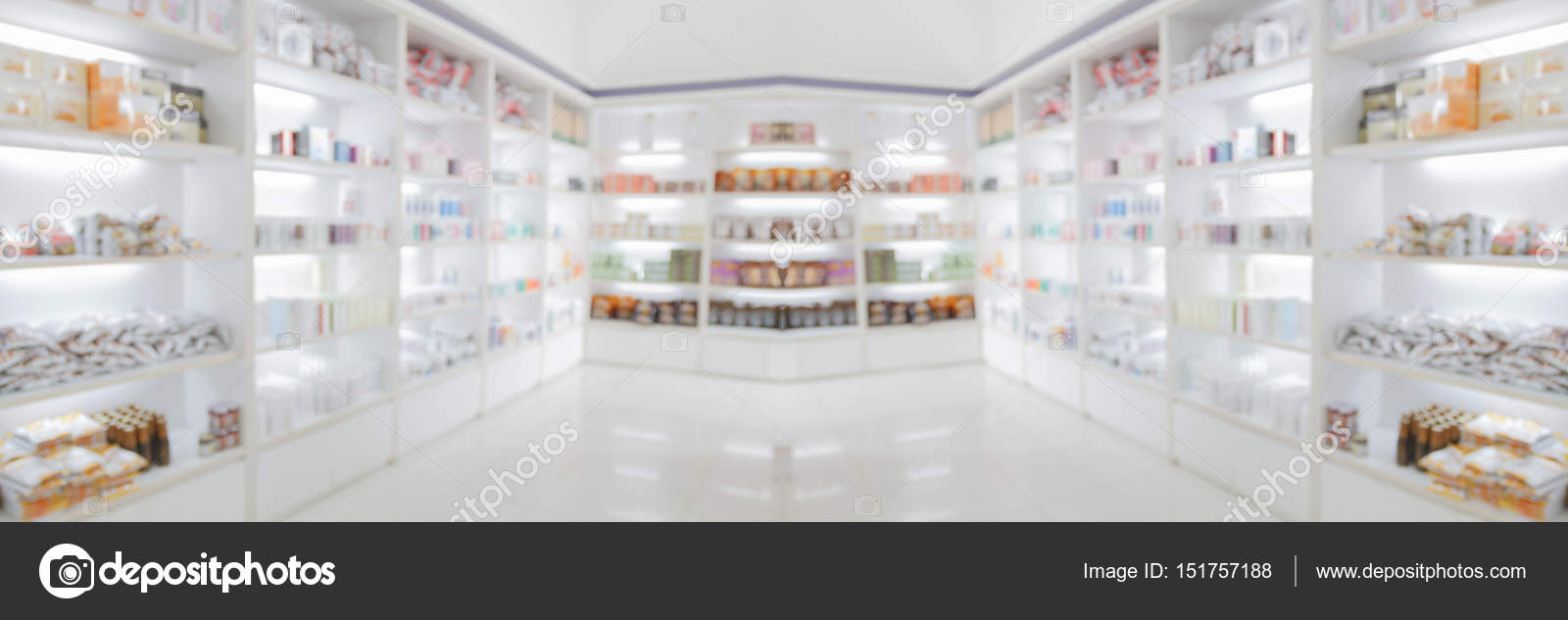 Panorama On Medicine Cabinet And Store Medicine And Pharmacy Dru