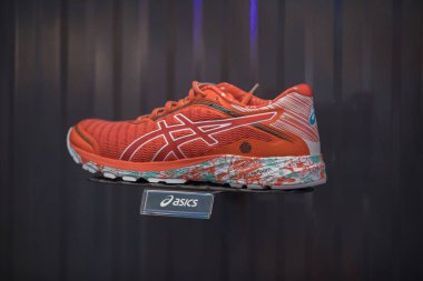 Asics, koşu, spor, çifti, Ayakkabı, Ayakkabı, jel, yeni, izole,