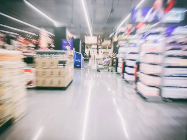 Rozmyte tło i Zakupy Moda supermarket/Mall — Zdjęcie stockowe