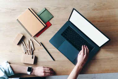 Ofis işyeri Üstten Görünüm