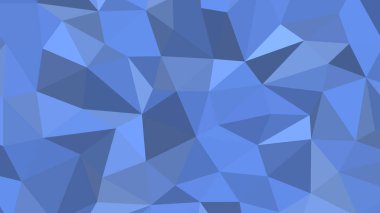 Çiçek Mavi soyut arkaplan çokgen biçim, geometrik vektör