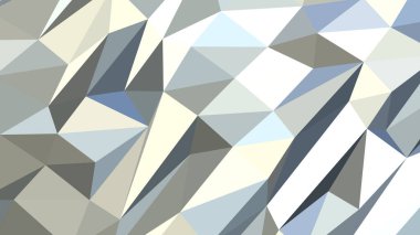 Çokgen biçiminde Light Cyan soyut arkaplanı, renkli vektör illüstrasyonu, 3 boyutlu üçgen