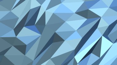 Açık Gök Mavisi soyut arkaplan çokgen biçimi, renkli vektör illüstrasyonu, 3 boyutlu üçgen