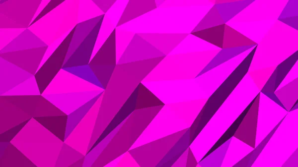 Fuchsia Fond Abstrait Dans Style Polygonal Illustration Vectorielle Colorée Triangles — Image vectorielle