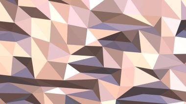 Çokgen biçiminde Misty Rose soyut arkaplanı, renkli vektör illüstrasyonu, 3 boyutlu üçgenler