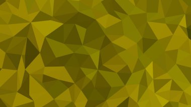 Çokgen biçiminde zeytin soyut arkaplan, renkli vektör çizimi, 3 boyutlu üçgen