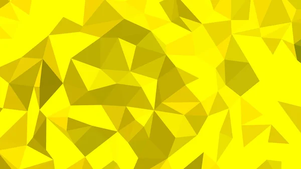Желтый Абстрактный Фон Многоугольном Стиле Красочные Векторные Иллюстрации Треугольники — стоковый вектор