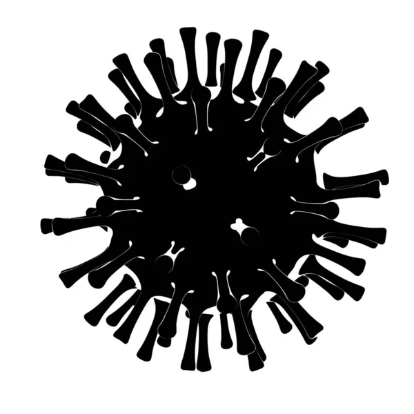 Coronavirus Covid Sars Cov Virus Illustrazione Vettoriale — Vettoriale Stock