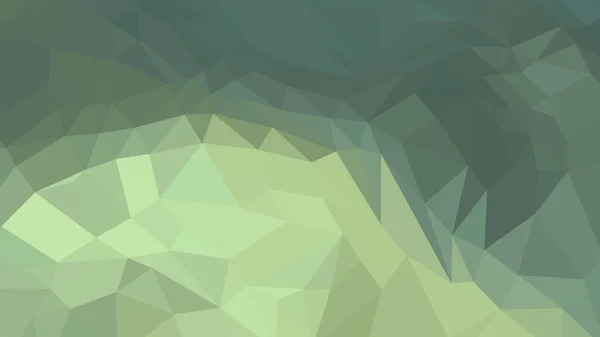 Зеленое Море Абстрактный Фон Полигональном Стиле Красочные Векторные Иллюстрации Треугольники — стоковый вектор