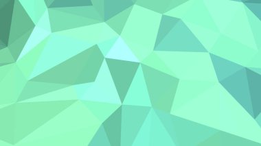 Çokgen biçiminde Aquamarine soyut arkaplan, renkli vektör çizimi, 3D üçgen