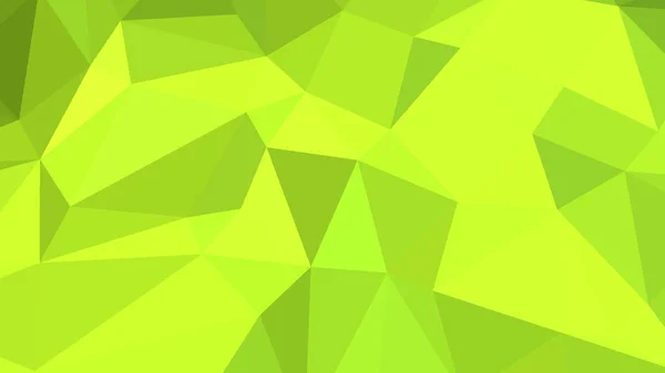 Fundo Abstrato Amarelo Verde Estilo Poligonal Ilustração Vetorial Colorida Triângulos — Vetor de Stock