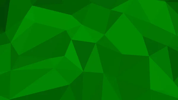 Fondo Abstracto Web Green Estilo Poligonal Ilustración Vectorial Colorida Triángulos — Archivo Imágenes Vectoriales