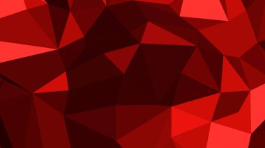 Çokgen biçiminde kahverengi soyut arkaplan, renkli vektör çizimi, üç boyutlu üçgen