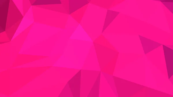 Глубокий Розовый Абстрактный Фон Полигональном Стиле Красочные Векторные Иллюстрации Треугольники — стоковый вектор
