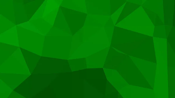 Веб Зелений Абстрактний Фон Полігональному Стилі Барвиста Векторна Ілюстрація Трикутники — стоковий вектор