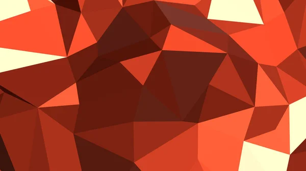 Persika Puff Abstrakt Bakgrund Polygonal Stil Färgglada Vektor Illustration Trianglar — Stock vektor