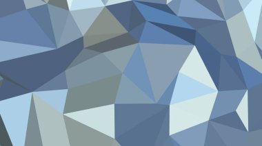 Açık Mavi soyut arkaplan çokgen biçimi, renkli vektör çizimi, üç boyutlu üçgen