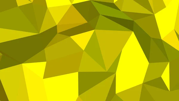 Fundo Abstrato Amarelo Estilo Poligonal Ilustração Vetorial Colorida Triângulos — Vetor de Stock