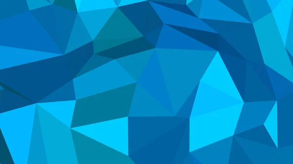 Deep Sky Blue Abstracte Achtergrond Veelhoekige Stijl Kleurrijke Vectorillustratie Driehoeken — Stockvector