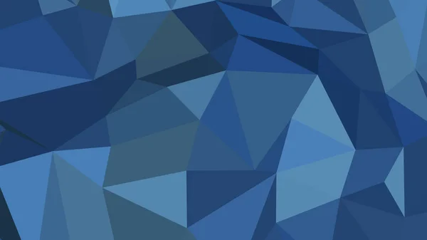 多边形风格的蓝色钢抽象背景 彩色矢量图解 3D三角形 — 图库矢量图片
