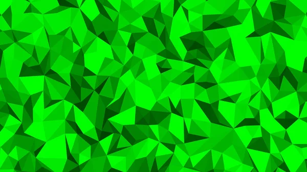 Grüner Abstrakter Hintergrund Polygonalen Stil Bunte Vektorillustration Dreiecke — Stockvektor