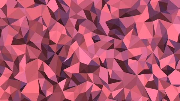 淡いバイオレット赤多角形の抽象的な背景 カラフルなベクトルイラスト 3D三角形 — ストックベクタ