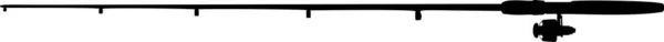 Abbildung Des Angelruten Vektors Auf Weißem Hintergrund — Stockvektor