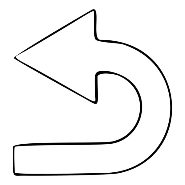 Pfeil Icon Für Webdesign — Stockvektor