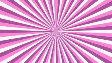 Mor ışınlı soyut yıldız patlaması arkaplanı. Sancak vektör illüstrasyonu.