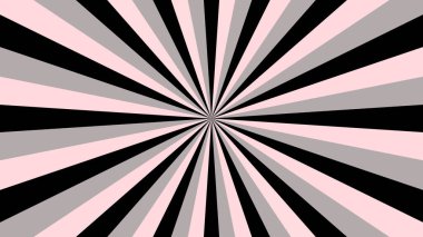 Siyah ve gri ışınlı soyut yıldız patlaması arka planı. Sancak vektör illüstrasyonu.