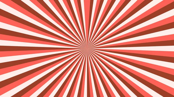 Abstract Starburst Background Red Rays Banner Vector Illustration — Stock Vector