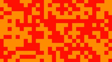 Kırmızı ve turuncu çokgenli soyut geometrik arkaplan.