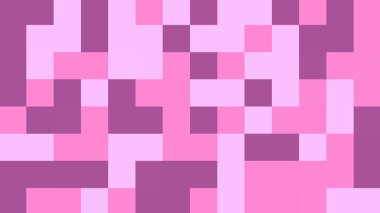 Mor ve pembe çokgenli soyut geometrik arkaplan.